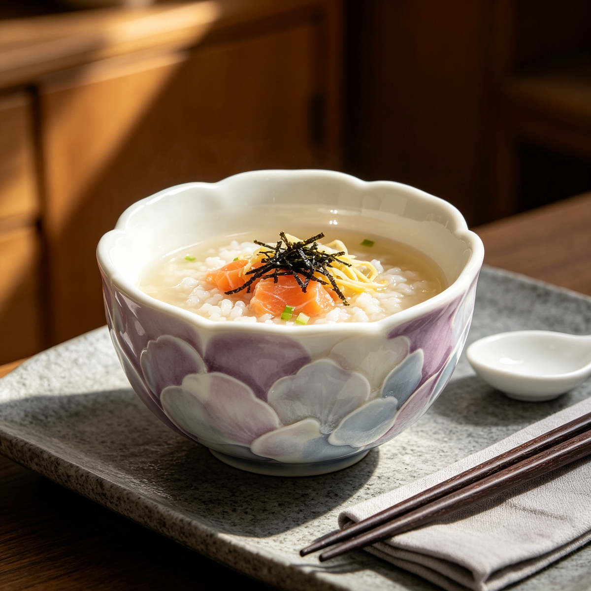 Lavender Peony Embossed Ceramic Bowl